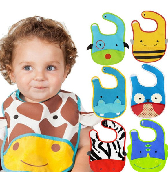 Waterproof Cartton Themed Unisex Bibs