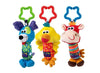 Multifunctional Plush Rattle Tinkle Hand Bell Toy