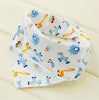 Cartoon Animal Print Bandana Bibs