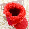 Crochet Knit Wool Fleece Boots