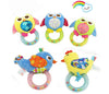 Wrist Plush Owl Bird Rattle