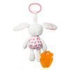 Soft Plush Rabbit Rattle Ring Crib Toy