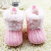 Crochet Knit Wool Fleece Boots